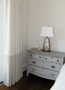 White and Gray Drapery