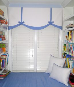 Custom Valance with Bows