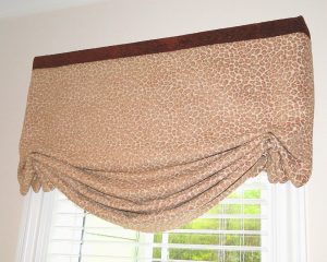 Custom Relaxed Roman Shade Valance