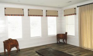 Pleat Valances with Accent Band